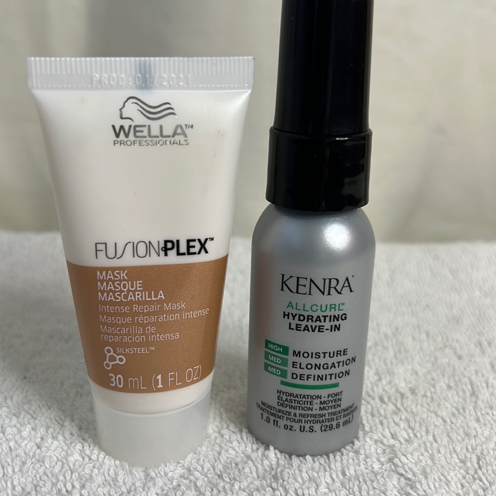 2 deluxe samples Wella & Kenra